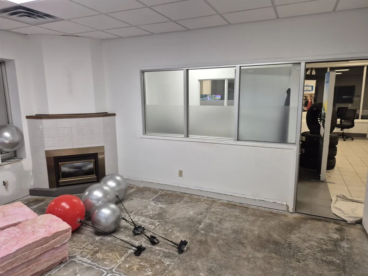 Office and showroom preparation — Window and wall preparation