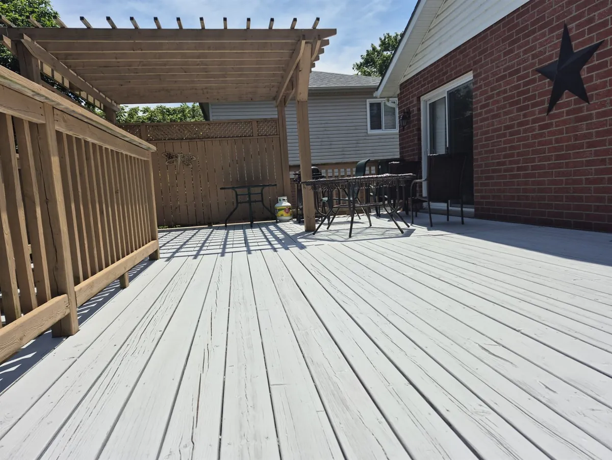 A fresh finish for the deck — After