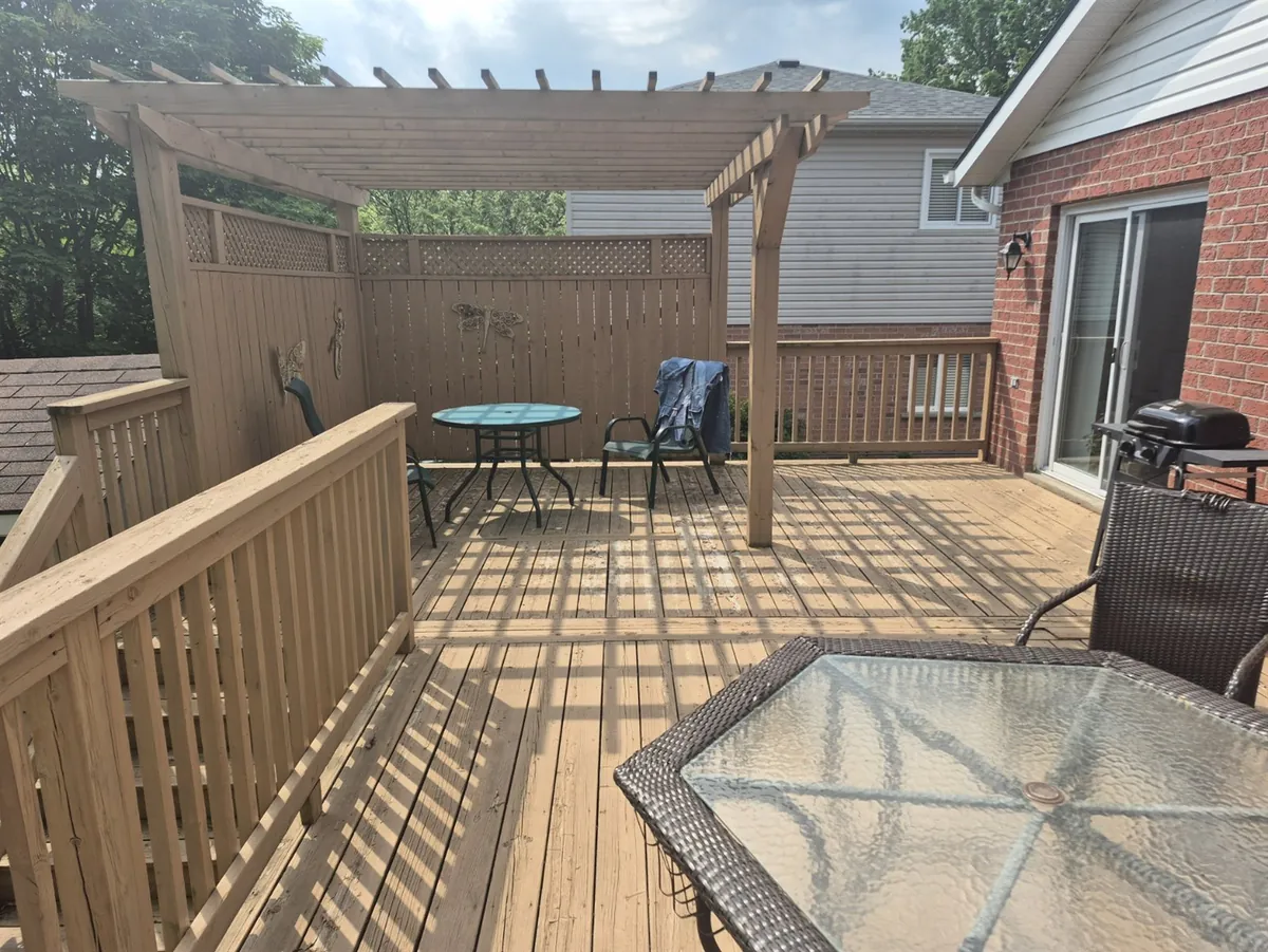 A fresh finish for the deck — Before