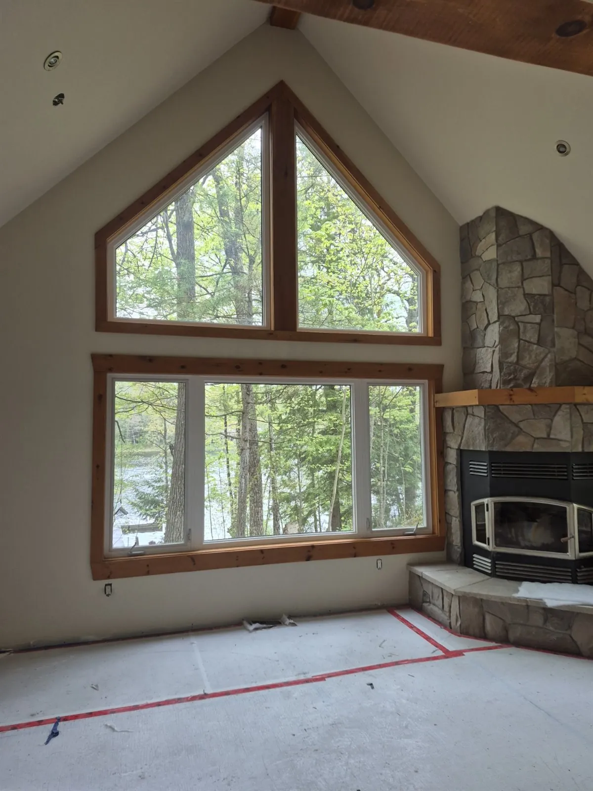 Vaulted interiors, transformed — After painting