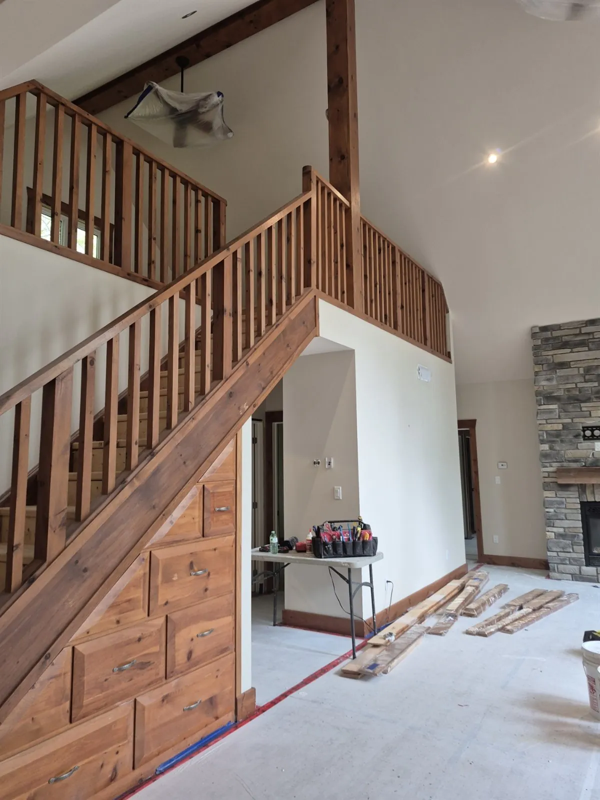 Vaulted interiors, transformed — After painting
